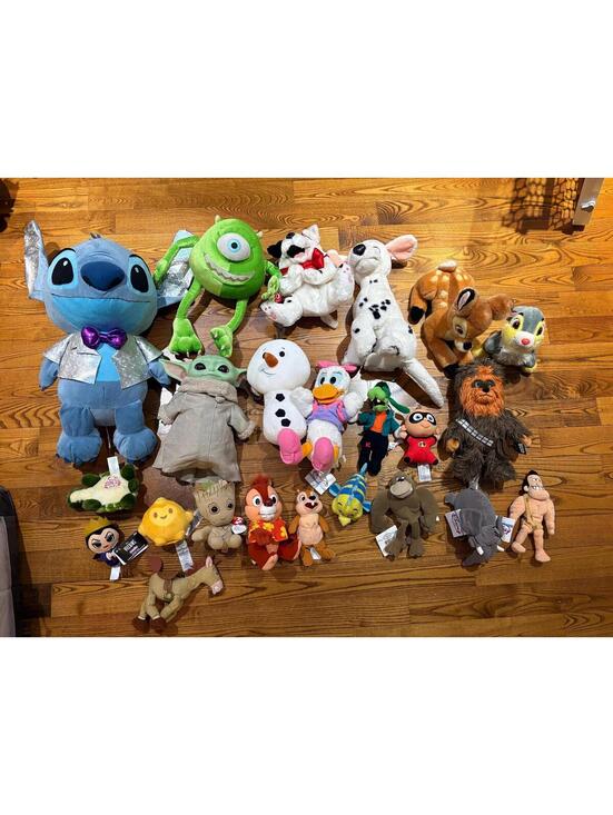 Other - Disney stuffed animal Plushies Stuffies Collection Lot of 23! -